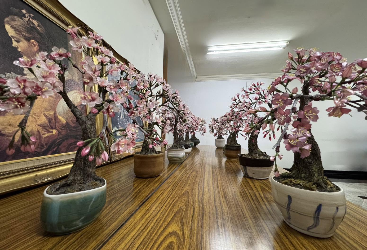 工藝盆栽學生作品 - 櫻花盆栽